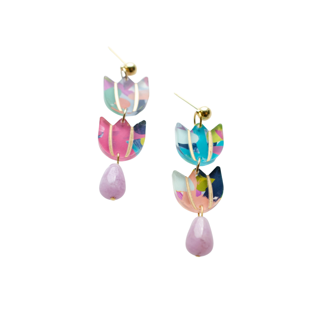 Tulip Drop Earrings
