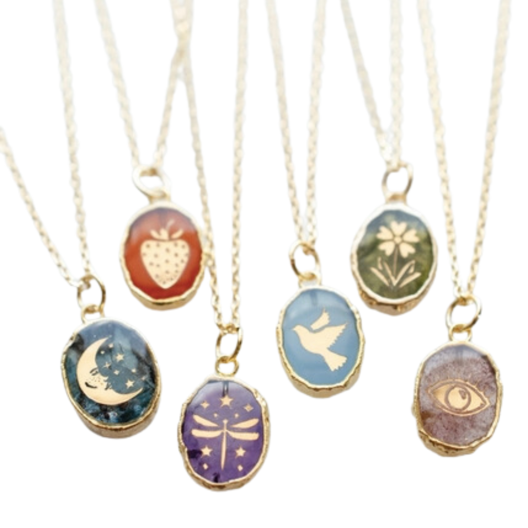 Symbol Stone Necklace