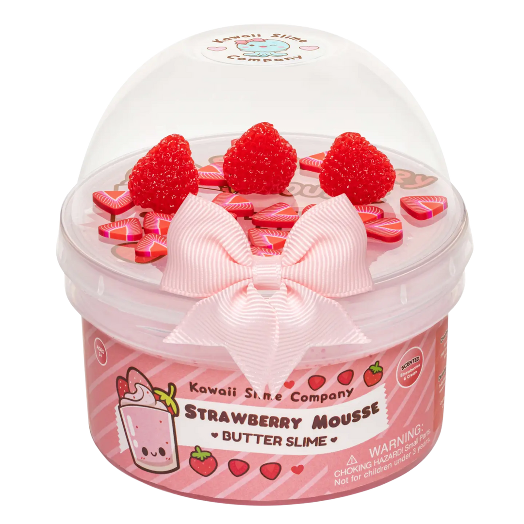 Strawberry Mousse Fluffy Butter Slime