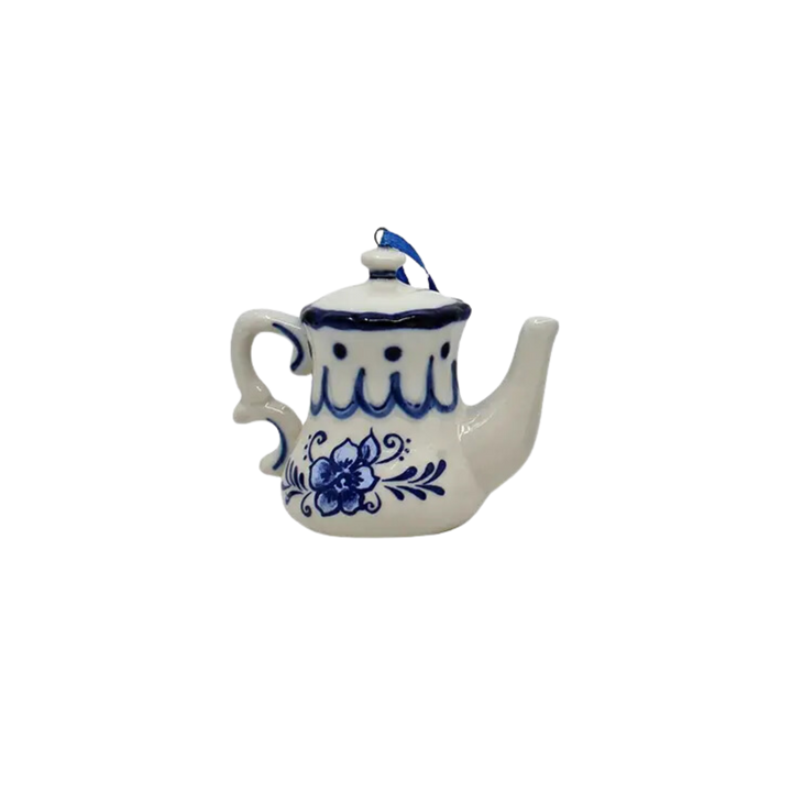 Delft Blue Teapot Ornaments