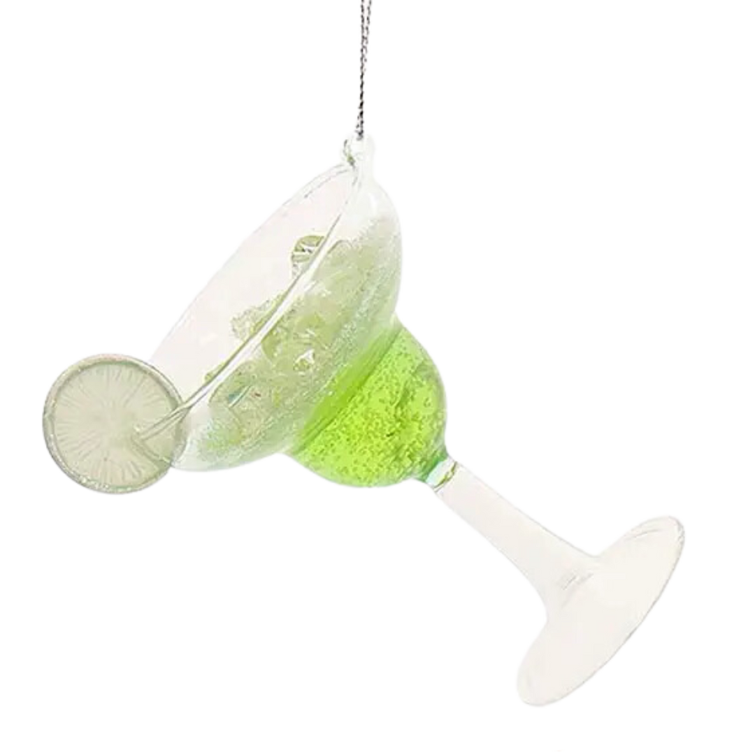 Glass Margarita Cocktails Ornament