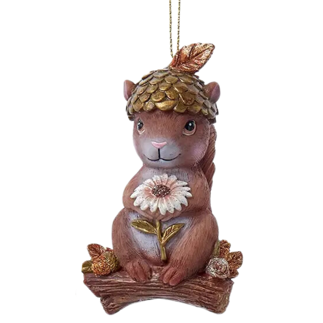 Brown & Copper Forest Animals Ornament