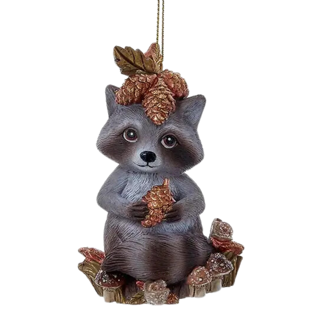 Brown & Copper Forest Animals Ornament