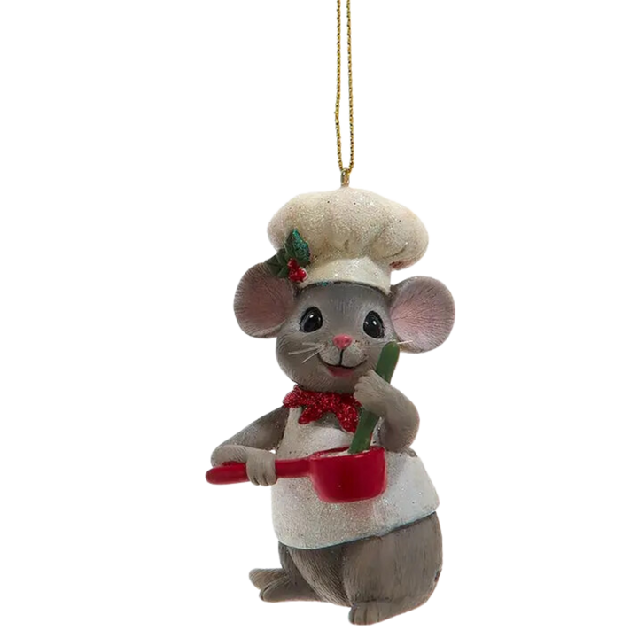 Nostalgic Mouse Chef Ornament