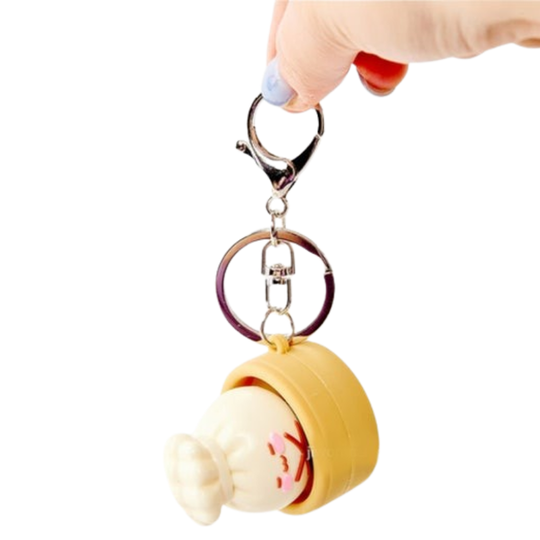 Dumpling Friends Clicker Keychain