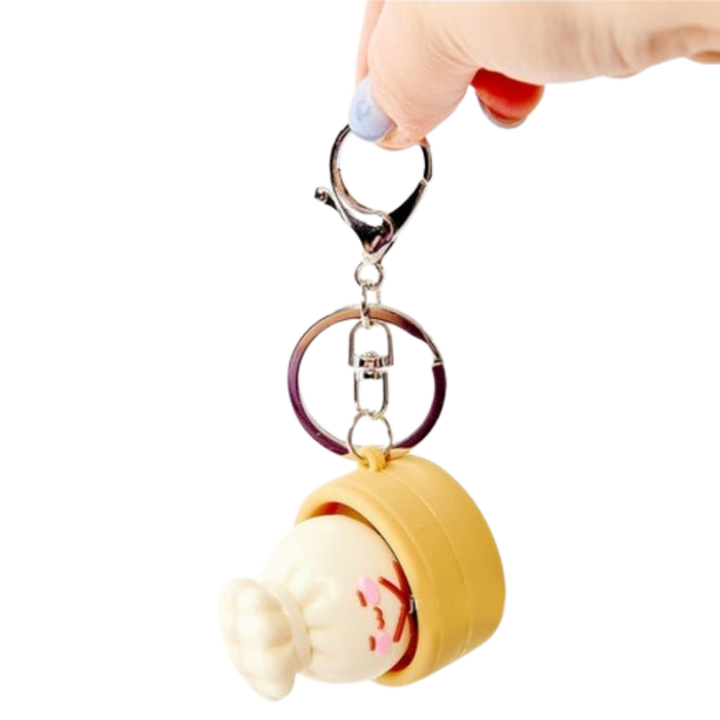 Dumpling Friends Clicker Keychain