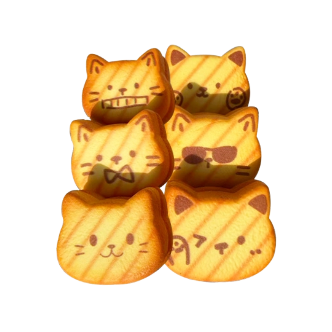 Nyang Nyang Cat Bread Squish Toy