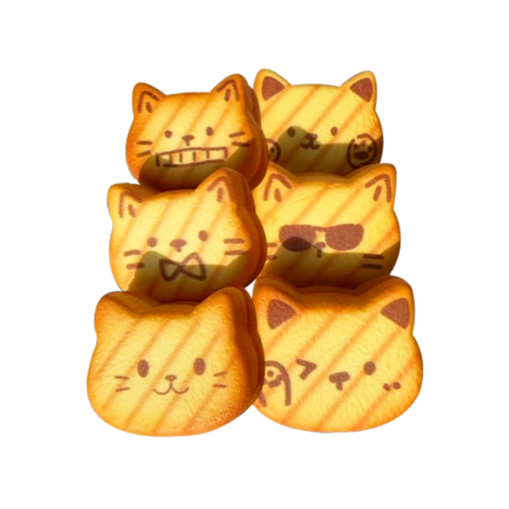 Nyang Nyang Cat Bread Squish Toy