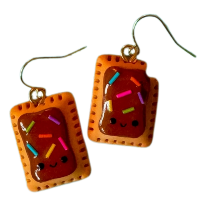 Patricia Pop Tart Earrings | Clay Earrings