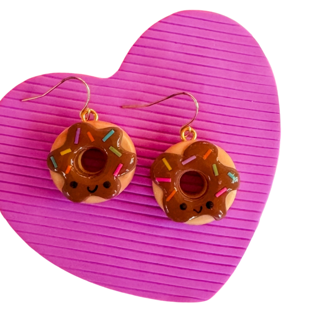Debbie Donut | Clay Donut Earrings