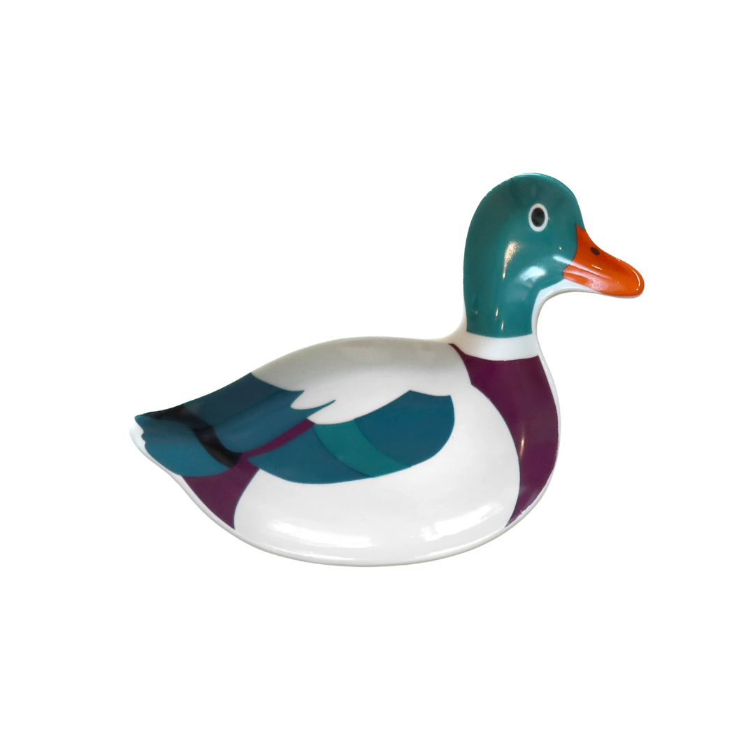 Mallard Duck Ceramic Trinket Dish & Jewelry Tray