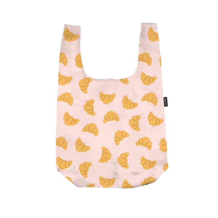 2-in-1 Bag Charm & Reusable Shopper Bag - Croissant Pastry