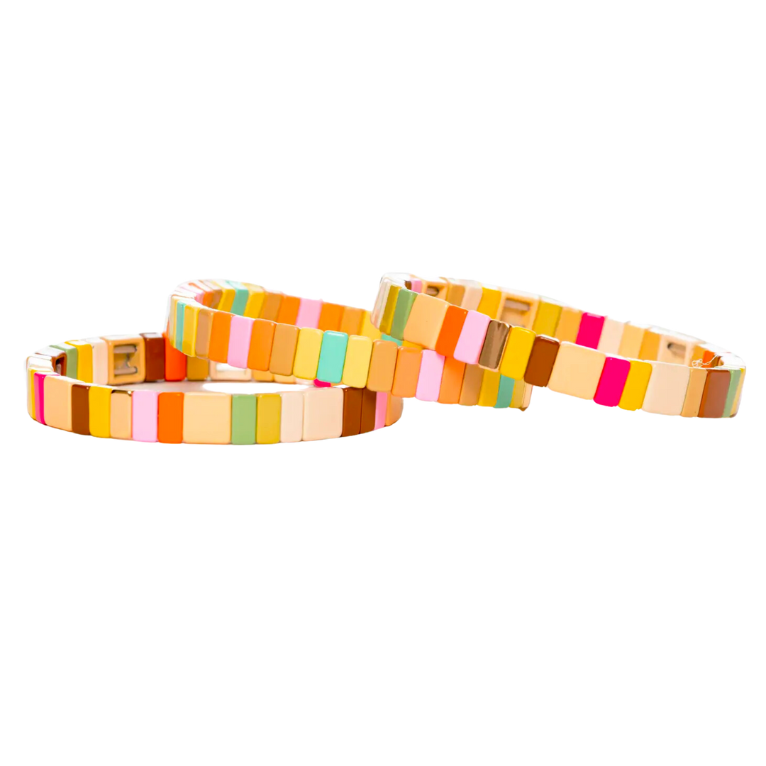 Sunday Brunch Tile Bracelets