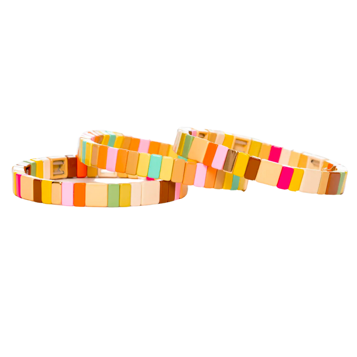 Sunday Brunch Tile Bracelets