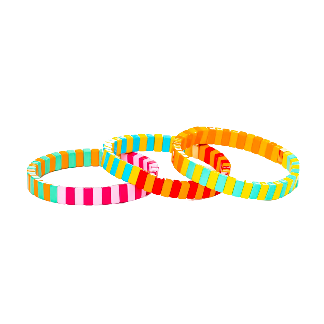 Tutti Fruiti Tile Bracelets
