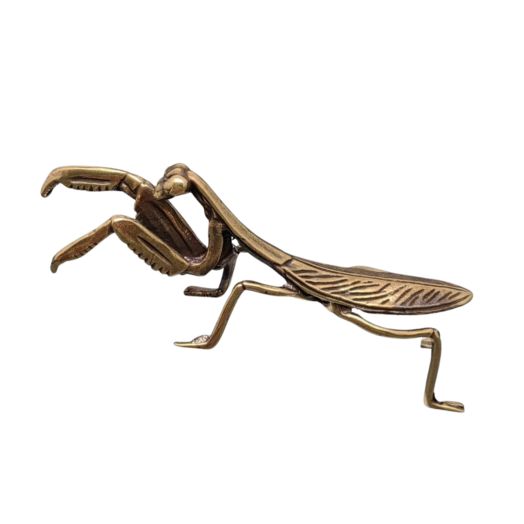 Brass Mantis Desktop Ornament