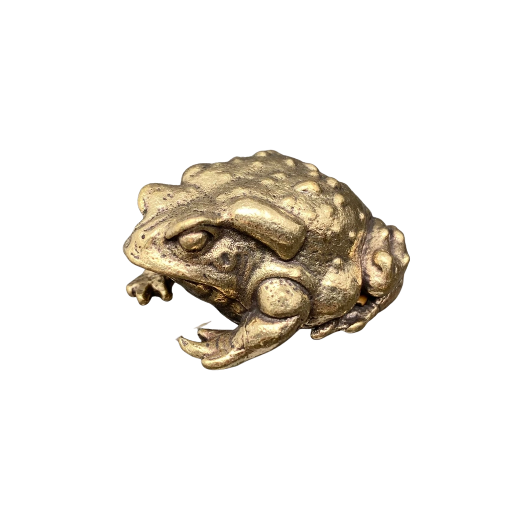 Brass Toad Desktop Ornament