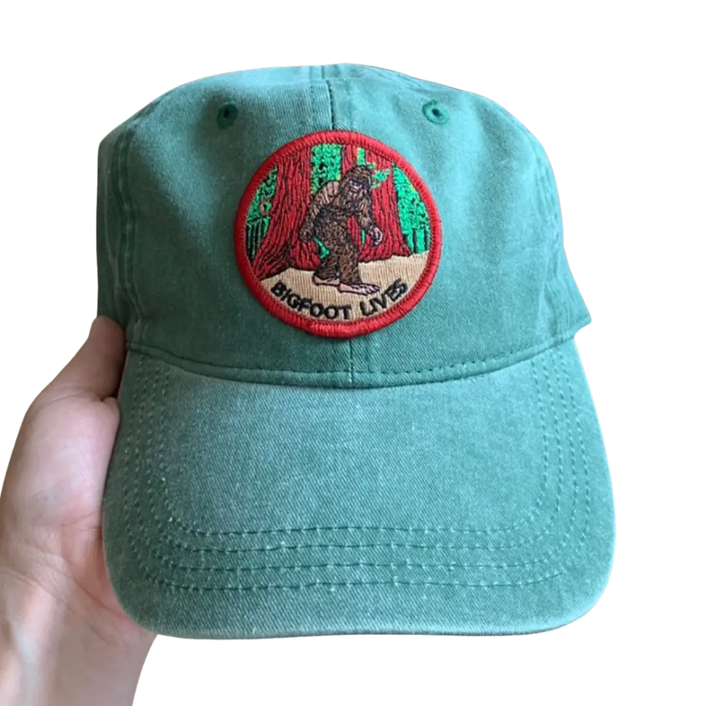 Big Foot Lives Baseball Hat