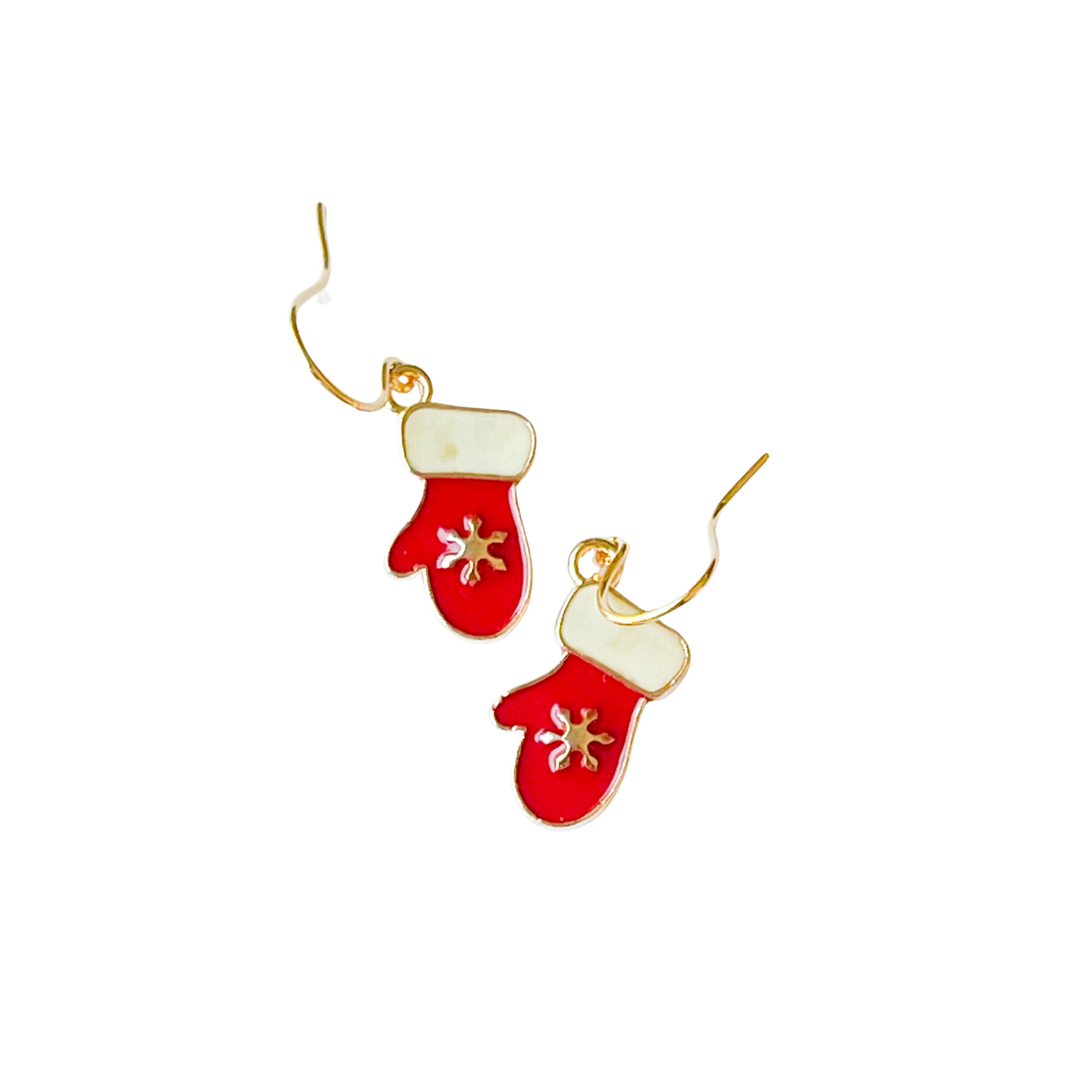 Kids Tiny Cute Holiday Charm Earrings