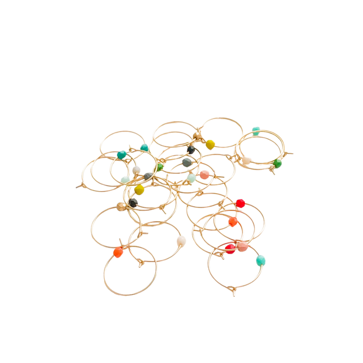Little Gold Filled Orbit Hoop Earrings