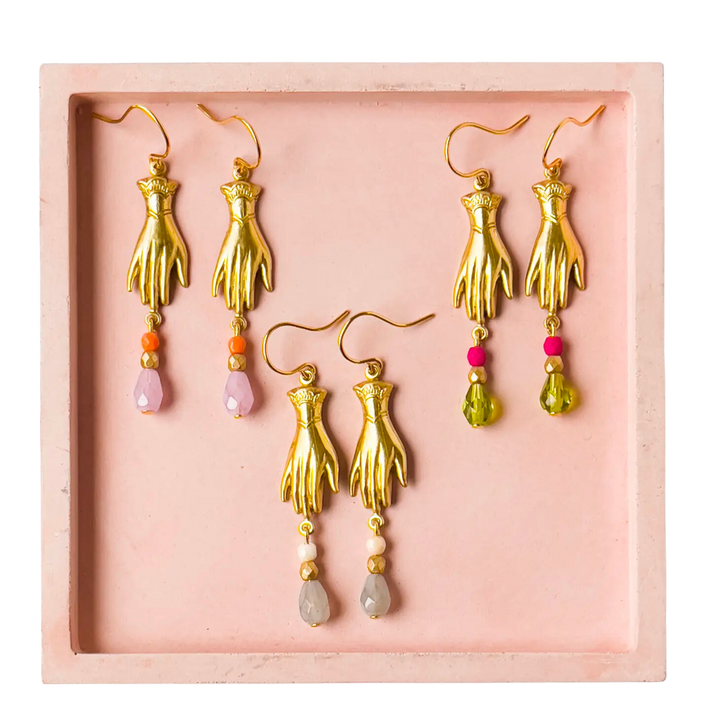 Hand Charm Earrings