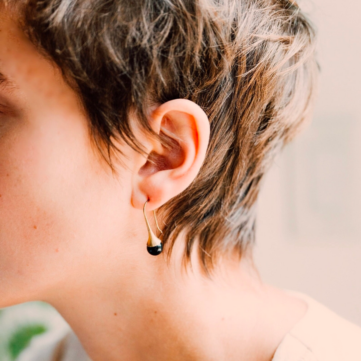 Green Aventurine Teardrop Earrings