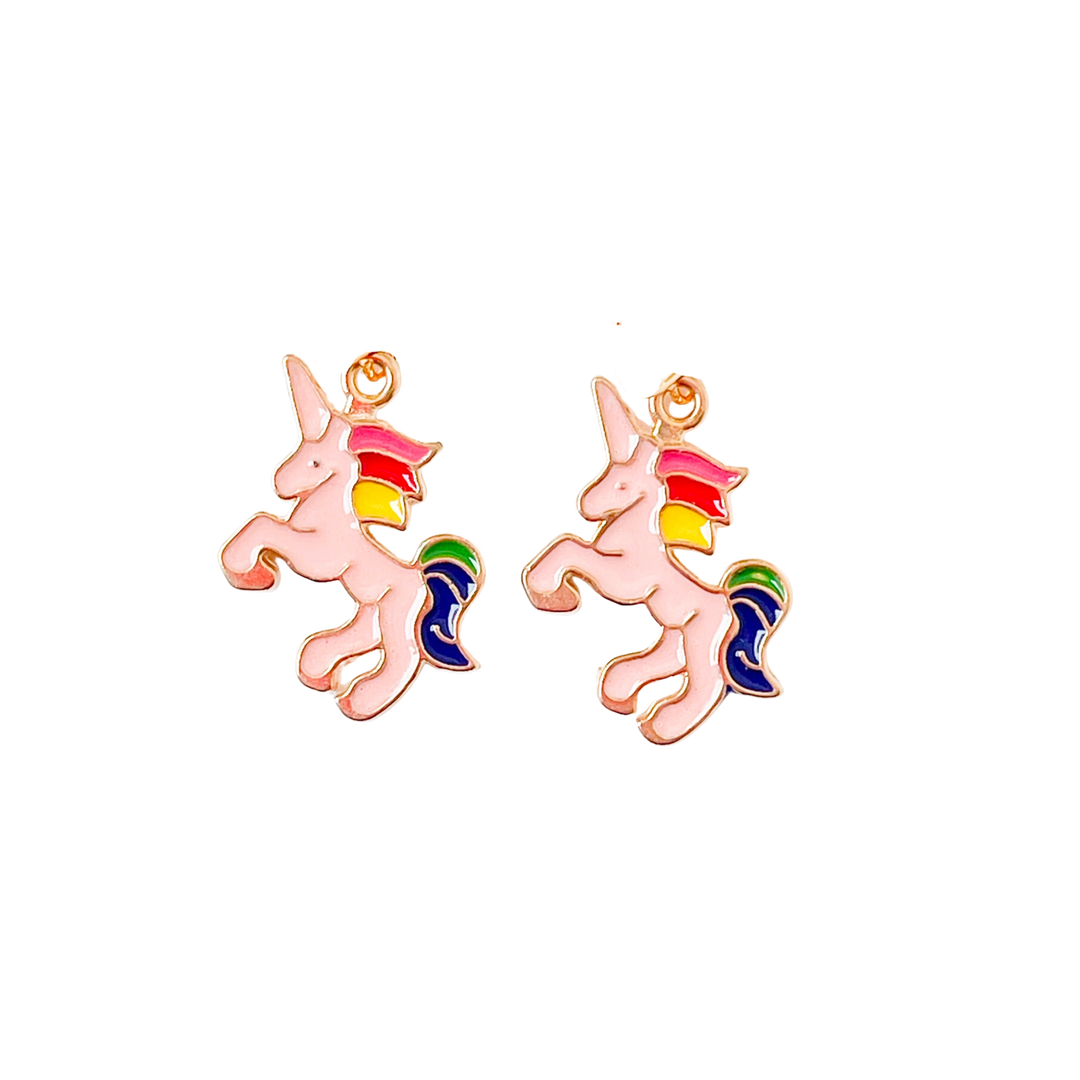 Kids Tiny Cute Charm Clip On Earrings