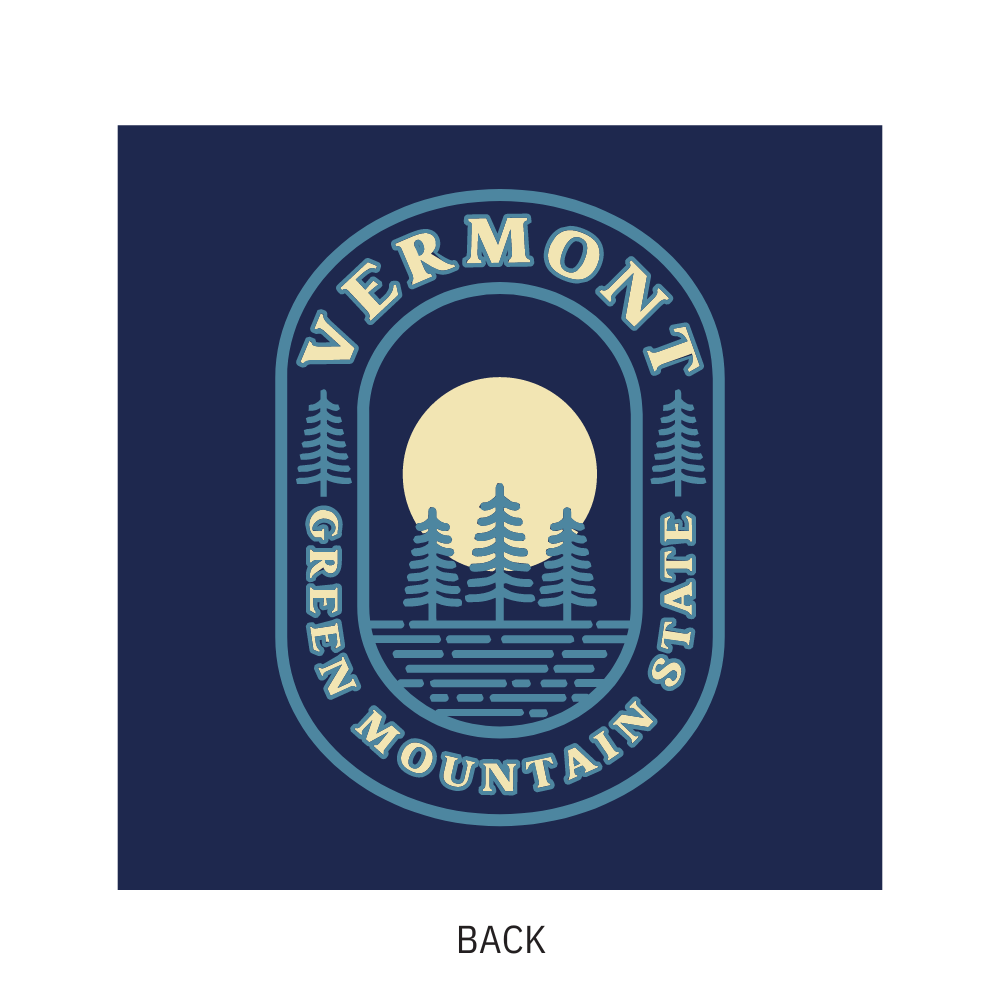 Moonlight Forest Vermont Unisex Tee