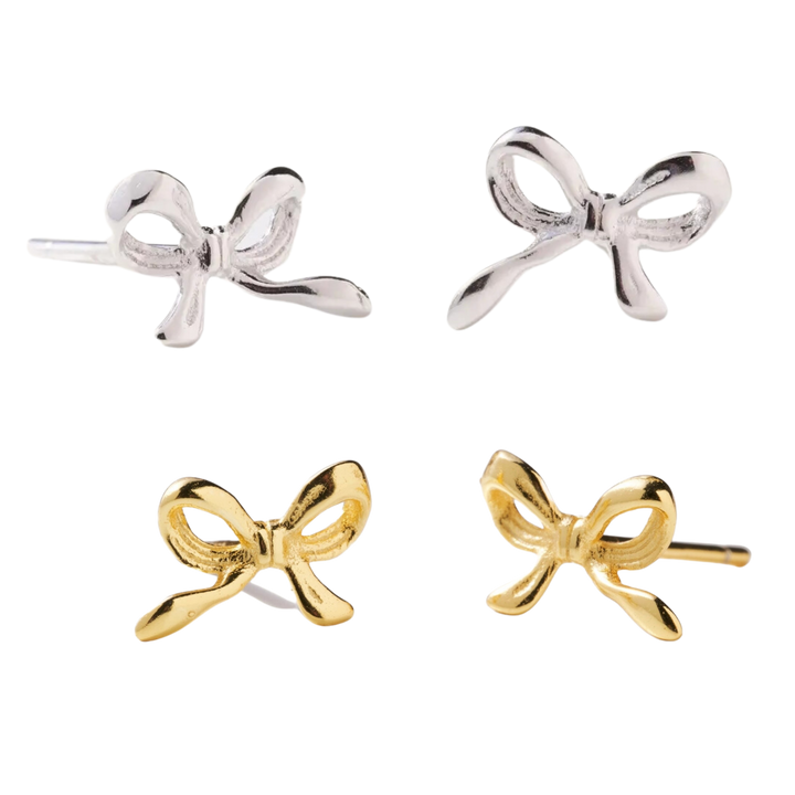 Dainty Bow Studs