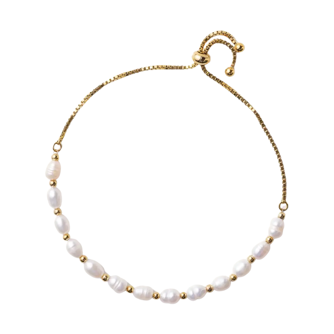Freshwater Pearl Slider Bracelet