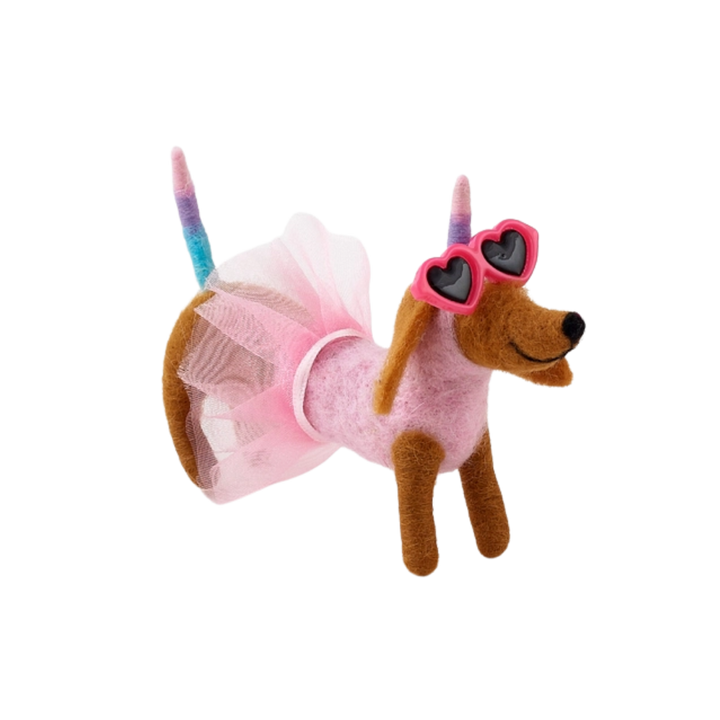 Felt Valentine Dog