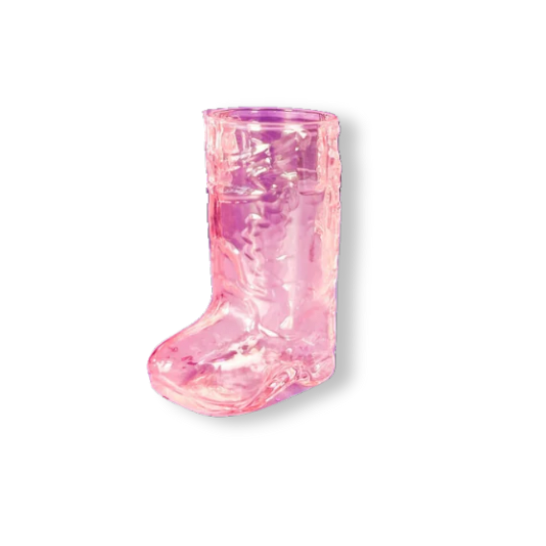 Cowboy Boot Shot Glass - Pink