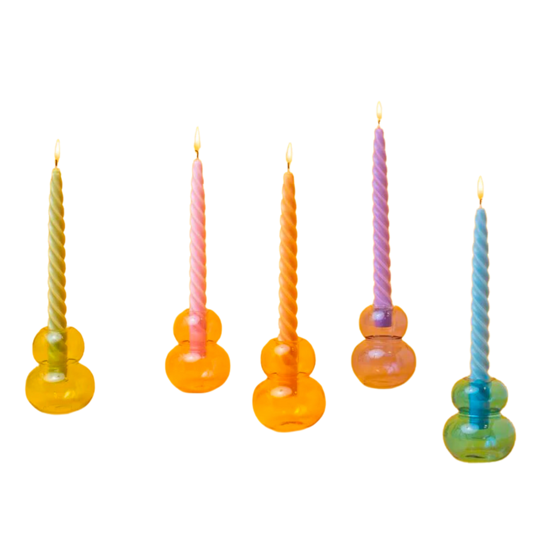 Twisted Taper Candles, 2 Per Pack