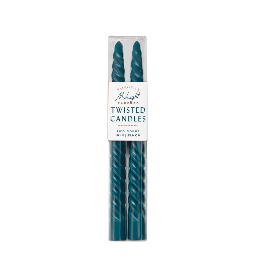 Twisted Taper Candles, 2 Per Pack