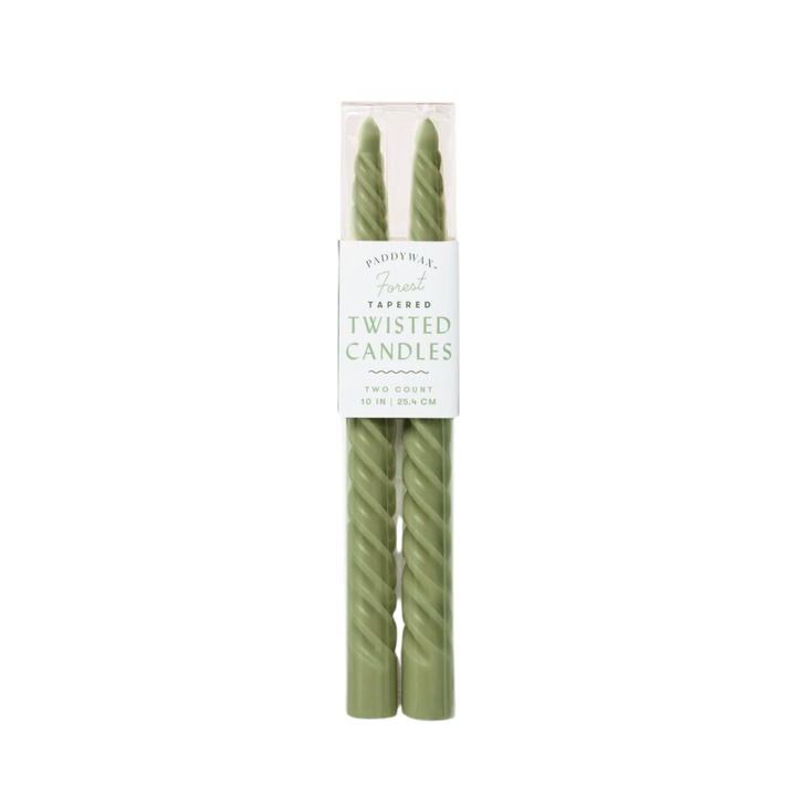 Twisted Taper Candles, 2 Per Pack