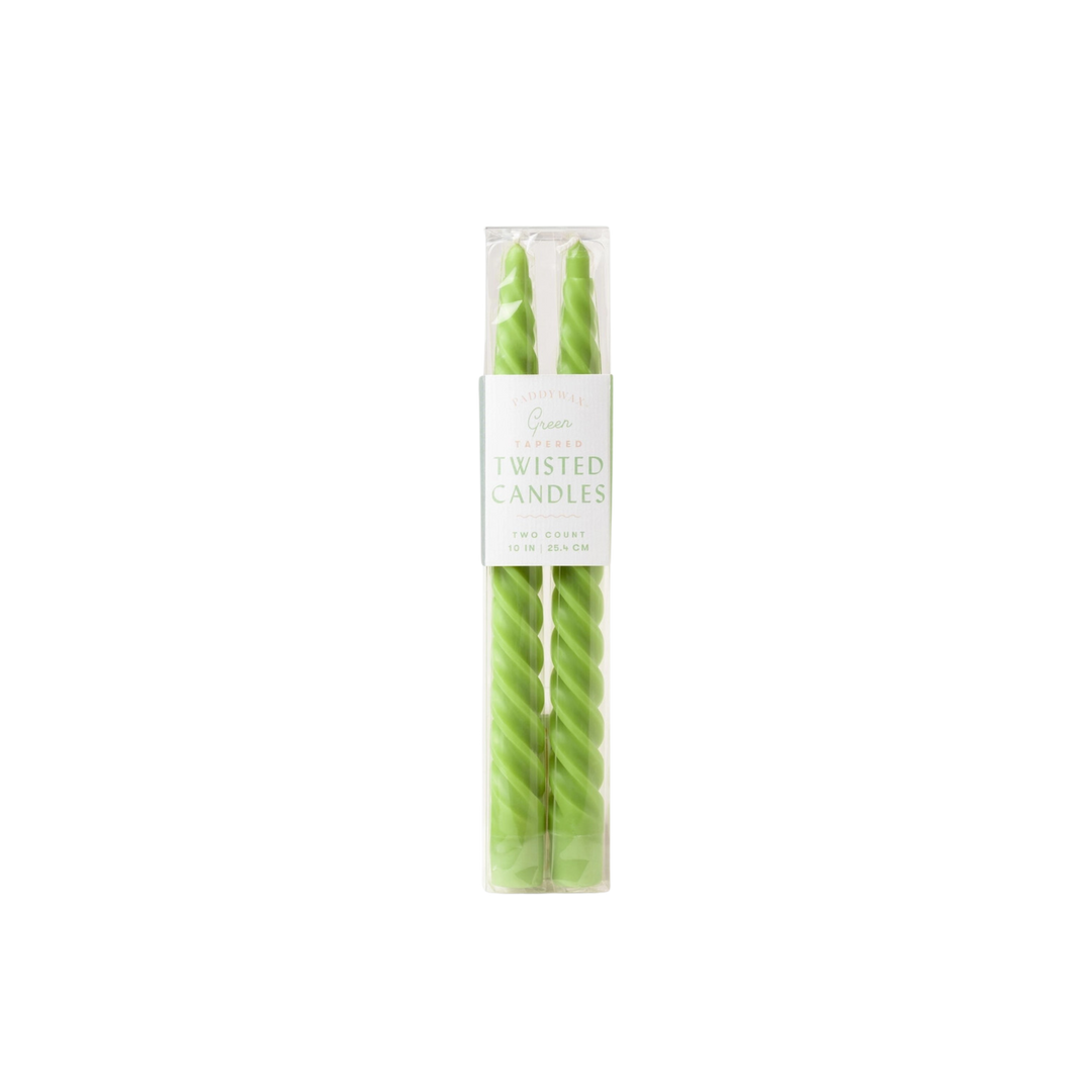 Twisted Taper Candles, 2 Per Pack