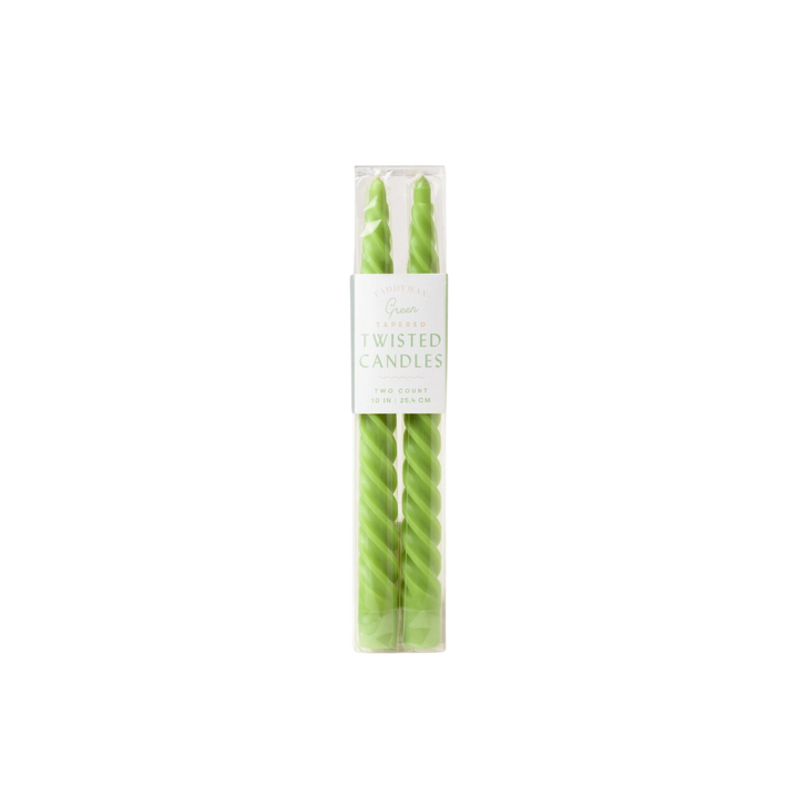 Twisted Taper Candles, 2 Per Pack