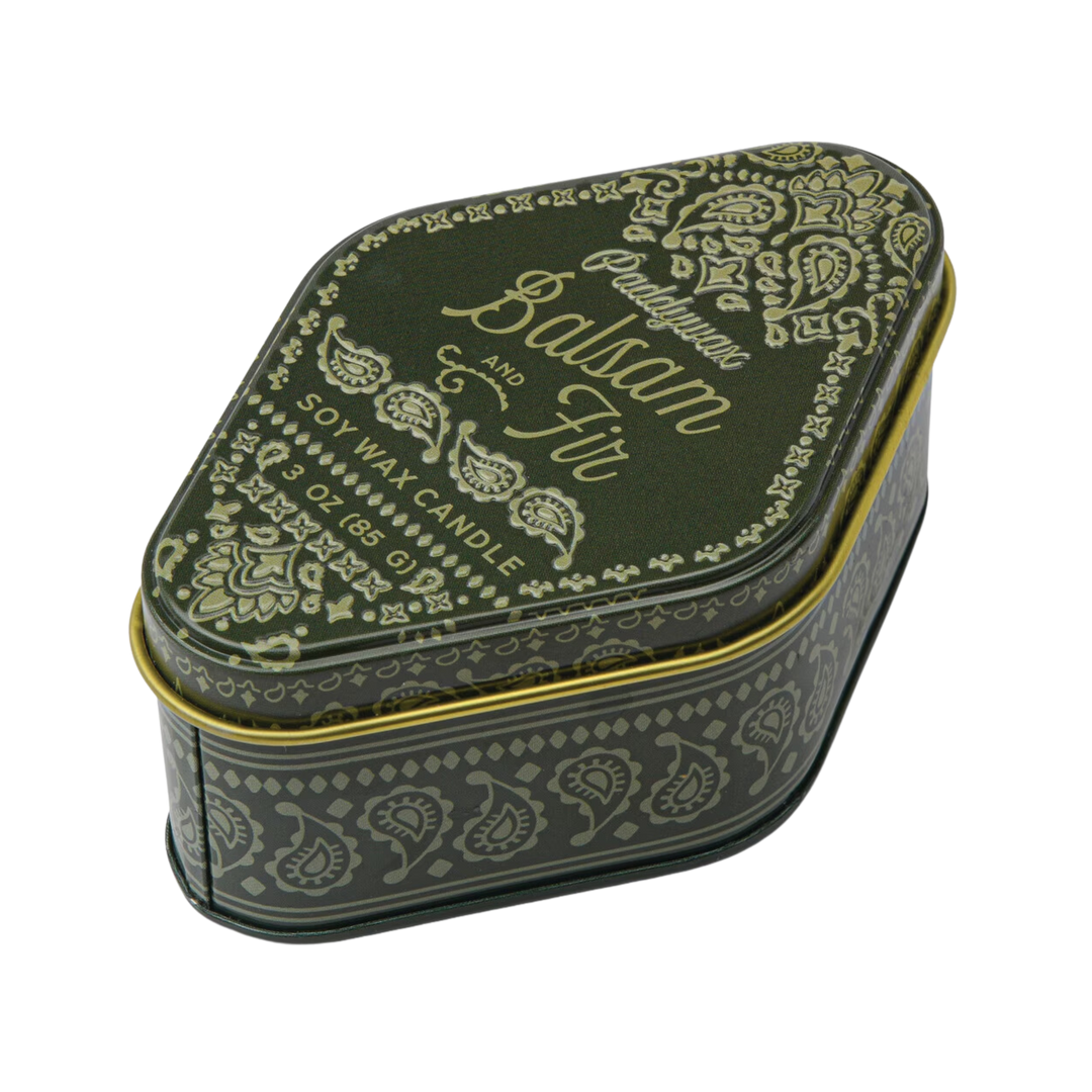 Station 3.5oz Bandana Patterned Tin