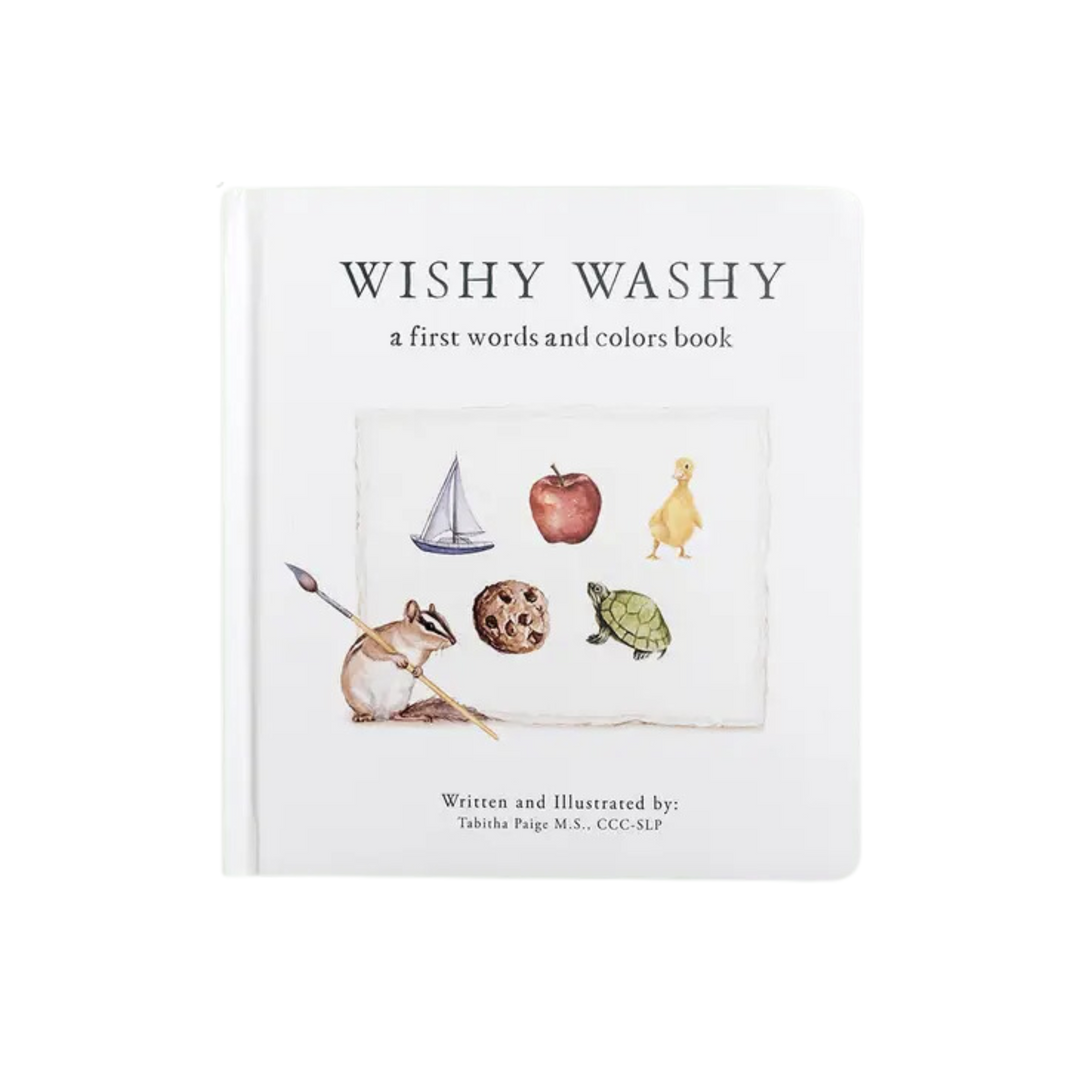 Wishy Washy: A Board Book of First Words and Colors