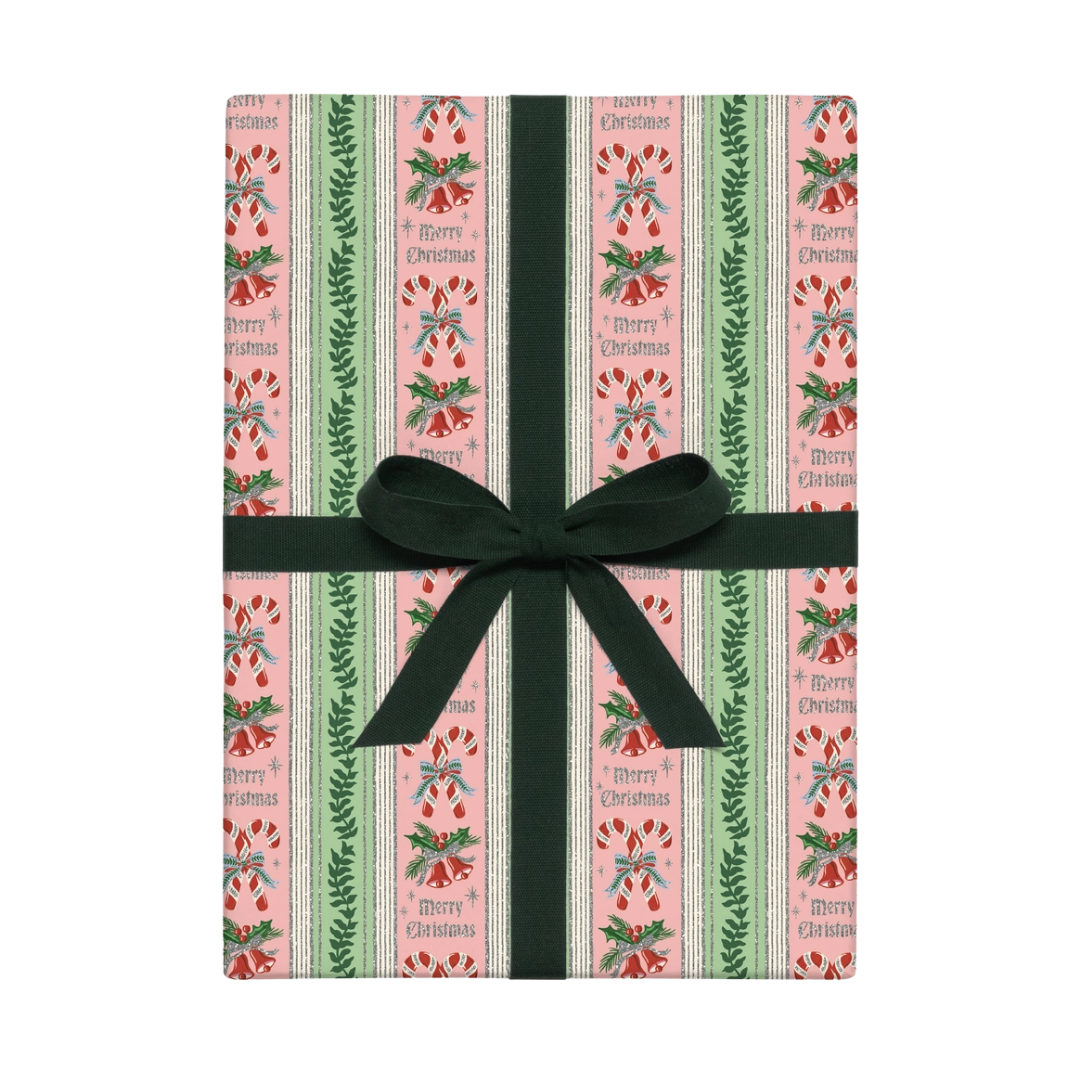 Candy Cane Stripe Wrapping Paper