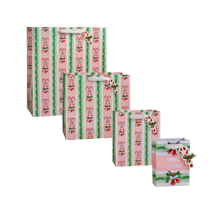 Candy Cane Stripe Gift Bag