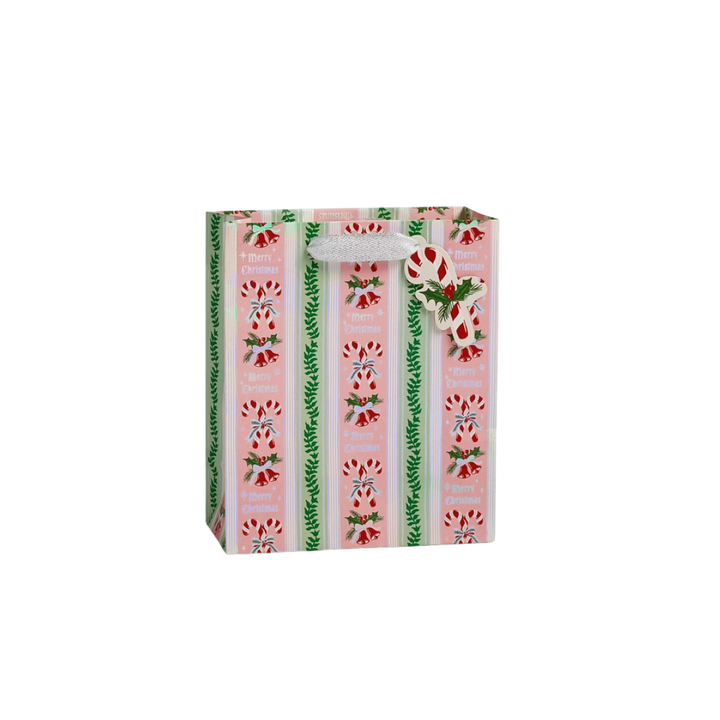 Candy Cane Stripe Gift Bag