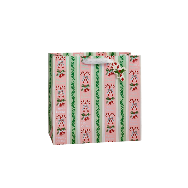 Candy Cane Stripe Gift Bag