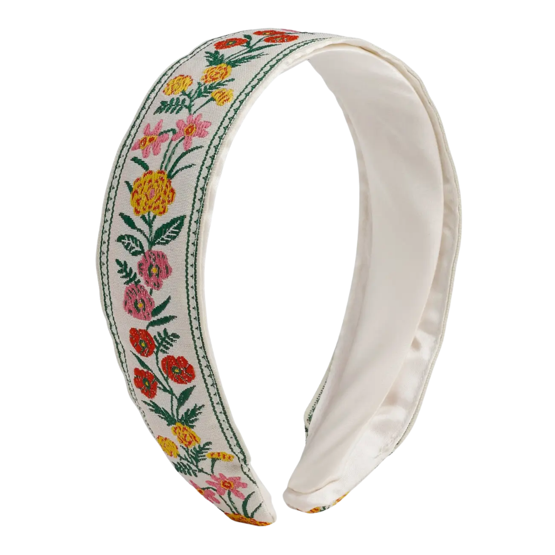 Garden Study Jacquard Ribbon Headband