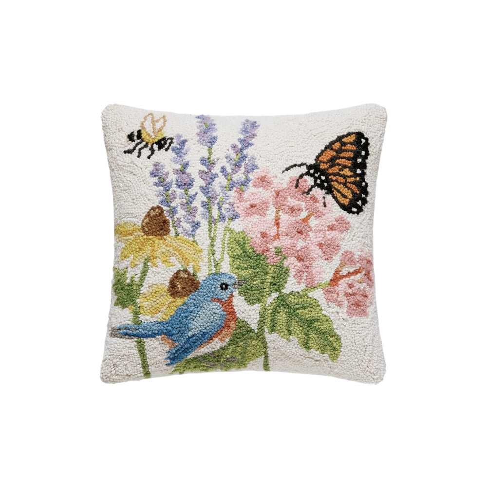 Natures Way Bluebird Hook Pillow