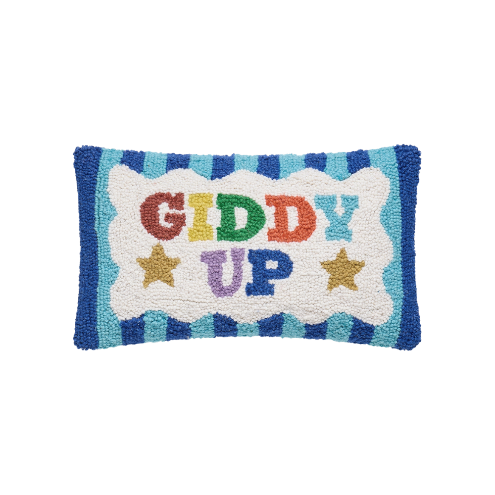 Giddy Up Hook Pillow