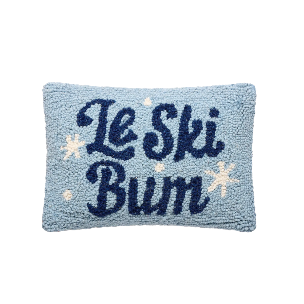 Le Ski Bum Hook Pillow
