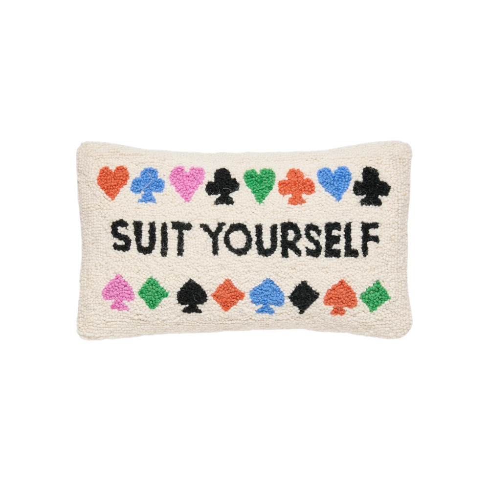 Suit Yourself Hook Pillow