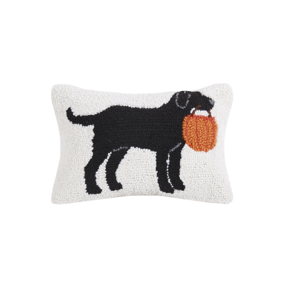 Trick or Treat Labrador Hook Pillow