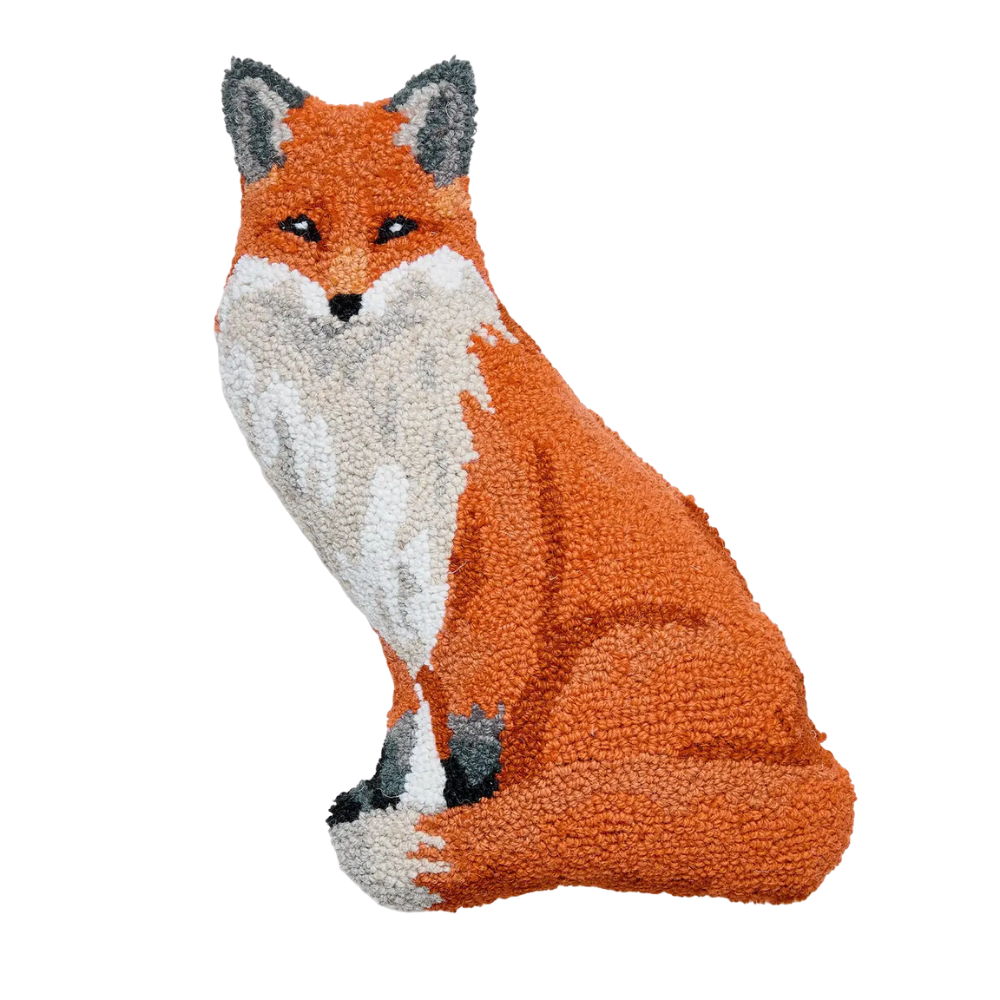 Shaped Fox Hook Pillow